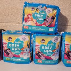 Pampers Easy Ups Pull Ups Goodnites Diapers 3T-4T 