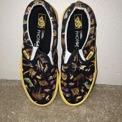 National Geographic Toddler Old Skill Vans Size 3 Photoark Slip On Shoes Satore