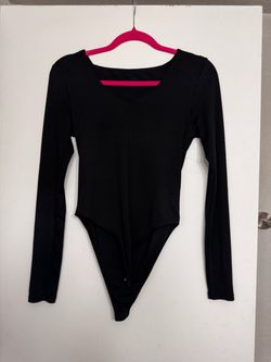 Black Long Sleeve Bodysuit