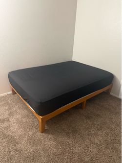 Full size bed and frame