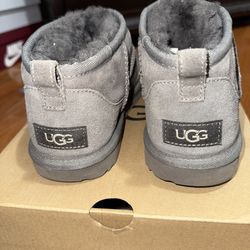 Grey Uggs Ultra Mini