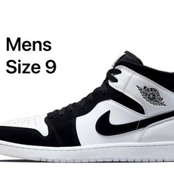 Air Jordan 1 Mid Diamond Shorts Mens Size 9