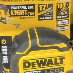 Dewalt LED MEASURING TAPE 