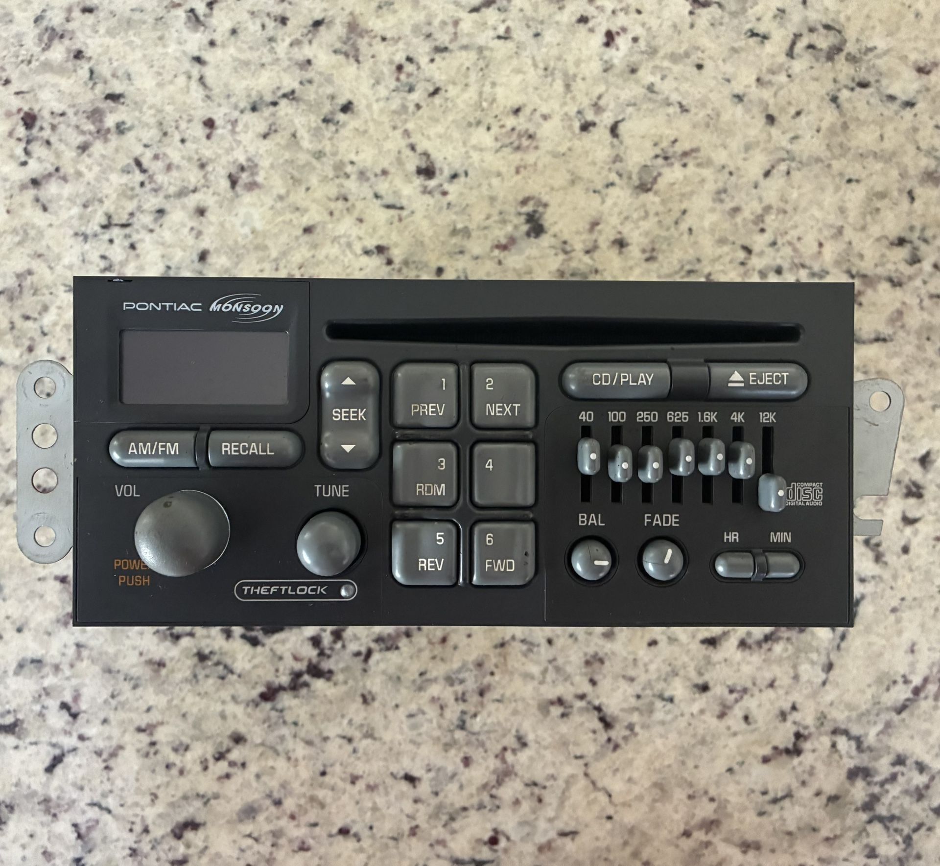 93-02 Firebird Trans Am WS6 Monsoon Radio AM FM CD Player OEM GM 0(contact info removed)