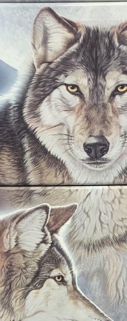 Limited Edition Ceramic Tiles In Wood Frame
