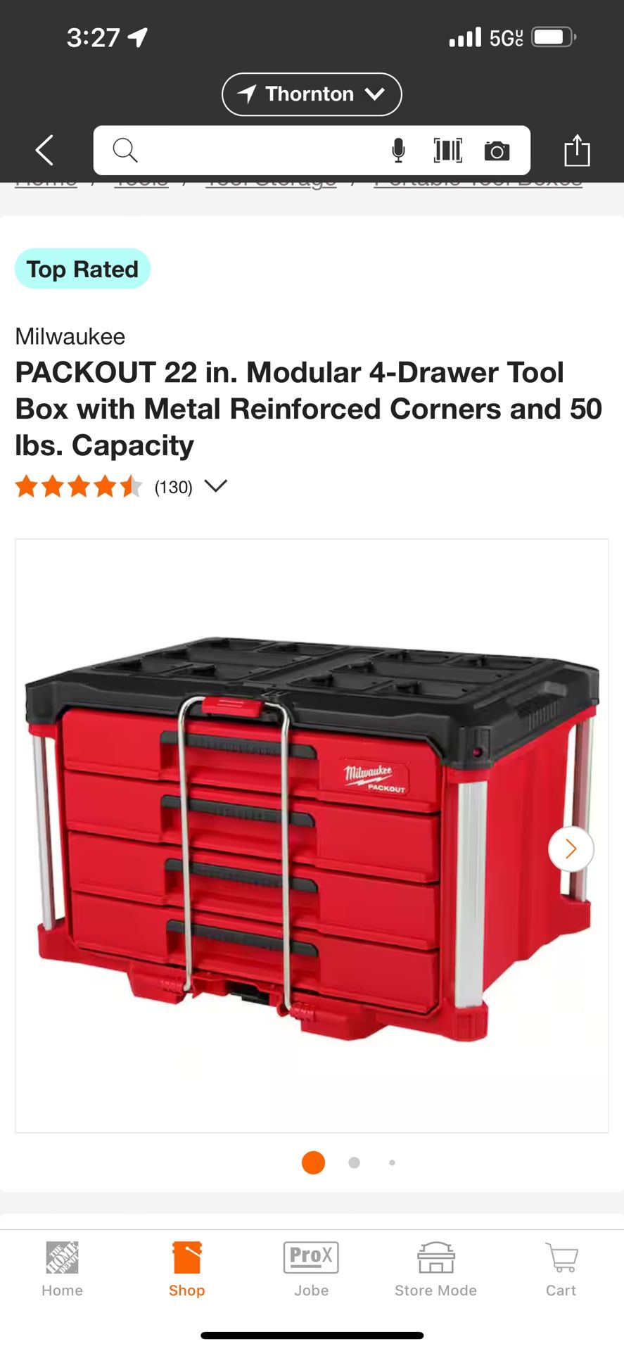 Milwaukee Packout 4 Drawer