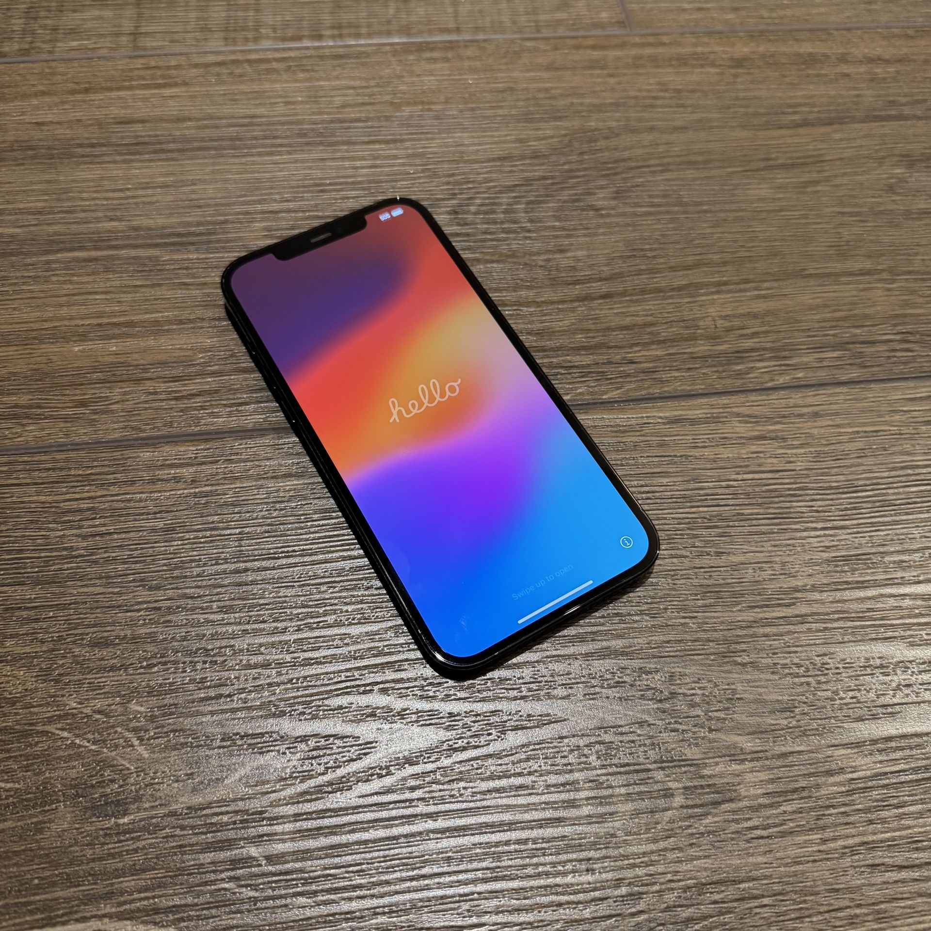 iPhone 12 Pro Max 256G Dark Blue Color Used No Scratch