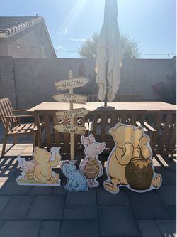 Baby shower decor Classic pooh bear DIY