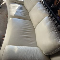 New Mid Century Curved Couch 