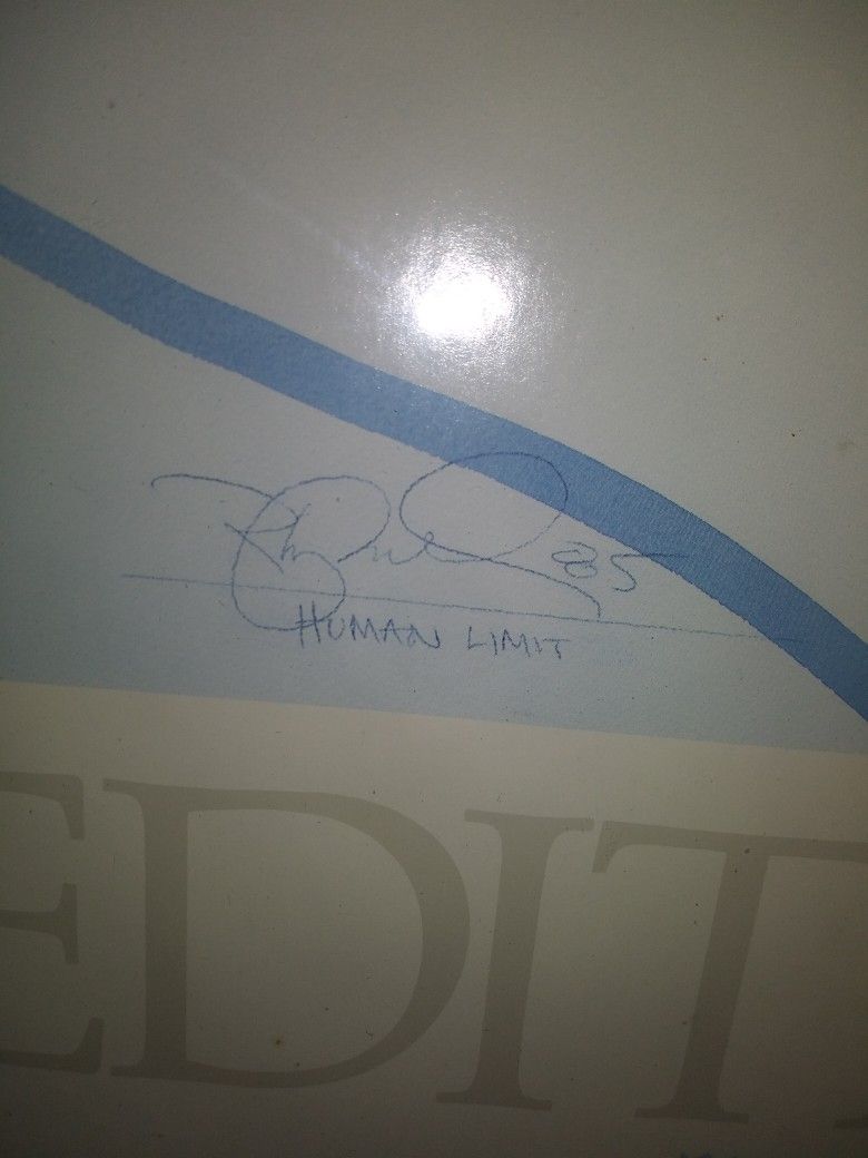 Peter kitchell Print Signed. 3 Large Prints