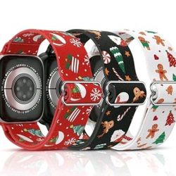Christmas Smartwatch Band Compatible With Apple Watch 