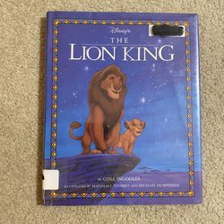 Disney's the Lion King by Gina Ingoglia 1994 Illustrated Classics Hardcover DJ