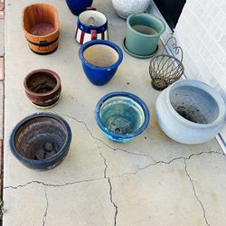 Médium Small planters 10 each