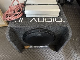 10”  JL Audio Subwoofer  And JL Amp 