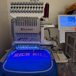Happy Japan Embroidery Machine