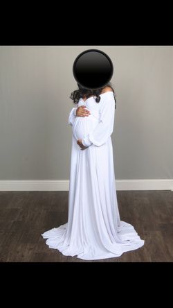 White Maternity Dress