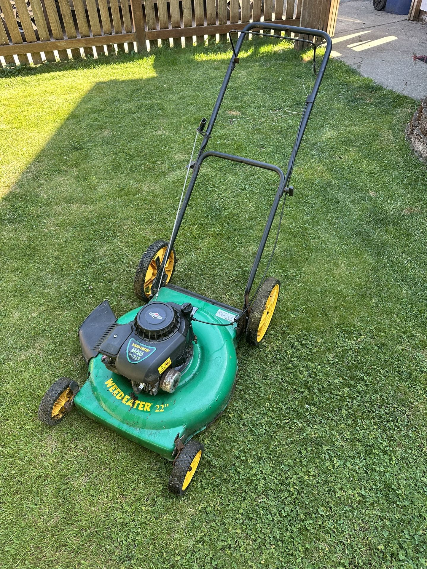 Push craftsman lawn mower
