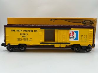 New Lionel Limited Edition Rath Packing Co RPRX 9881 O Gauge Boxcar Original Box