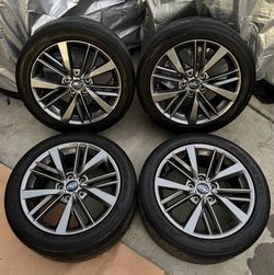 17" WRX Wheels Rims Tires 2022-'25 Subaru 235/45ZR17 Azenis  Good used set of 4 SUBARU WRX 17" OEM WHEELS RIMS TIRES. Should fit WRX years 2015-2025 w