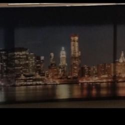 New York Skyline Canvas 59 1/4 inches wide by 19 and three-quarter inches