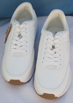 Project Cloud Women's Memory Foam Sneakers Cream Size 10