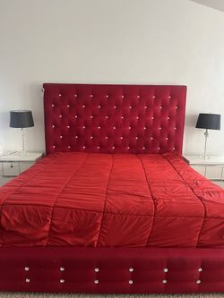 Custom Made Swarovski Crystal Embellished Krustallos King bed 