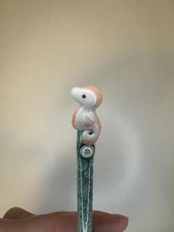 Seahorse crochet hook size f