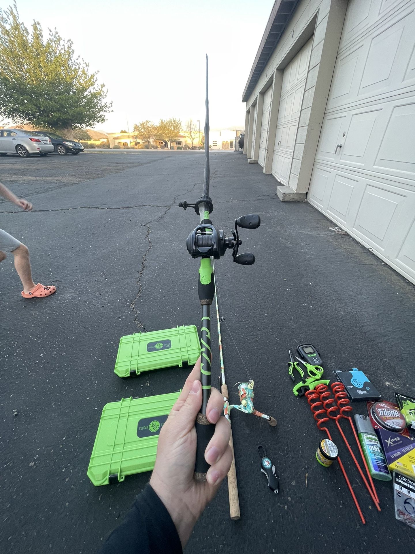 fishing pole for Sale in Apple Valley, CA OfferUp