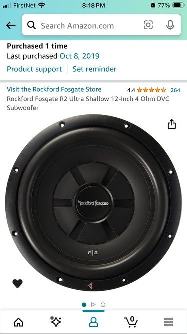 12” Fosgate Box And Subwoofer 