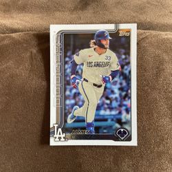 Topps Dodgers James Outman Baseball Card