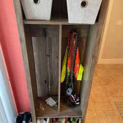 Shoe Storage And Coat Hanging Rack 
