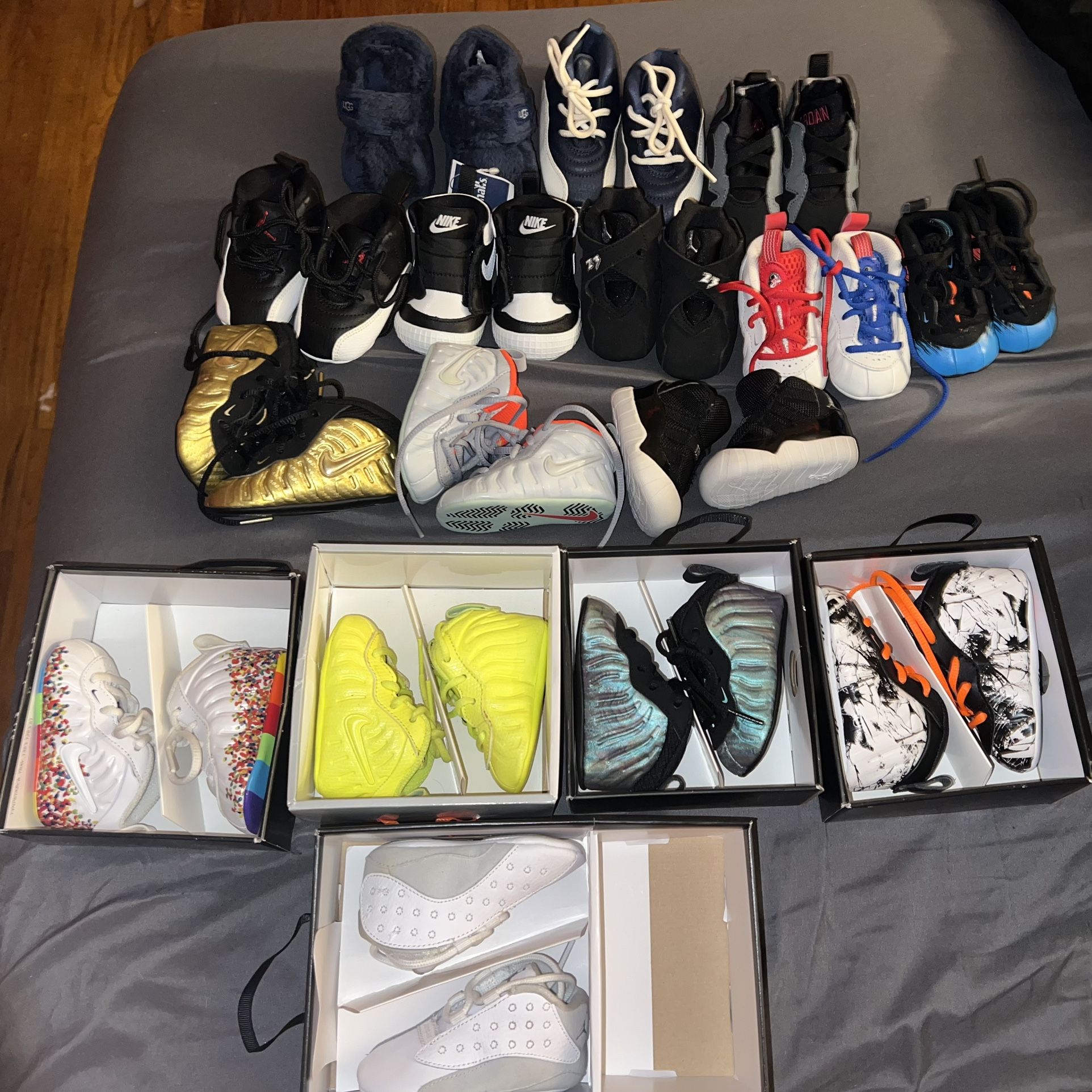 Baby Jordan’s Nikes Foams