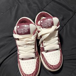 Shoot me your best offer!!!! Need quick money AMIRI MA-1 Sneakers White Maroon