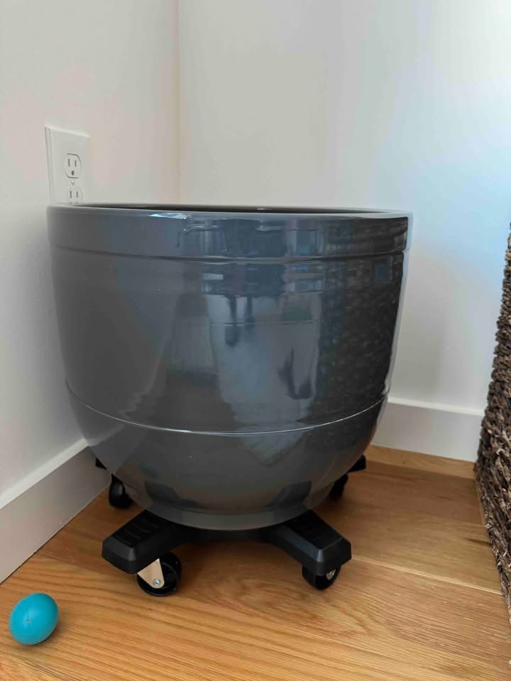 Planter Pot + Rolling Stand