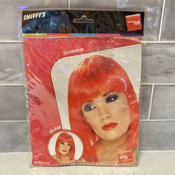 NWT Smiffys Red Dress Up Red Wig