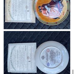 Norman Rockwell Collectable Plates 50 In Total 