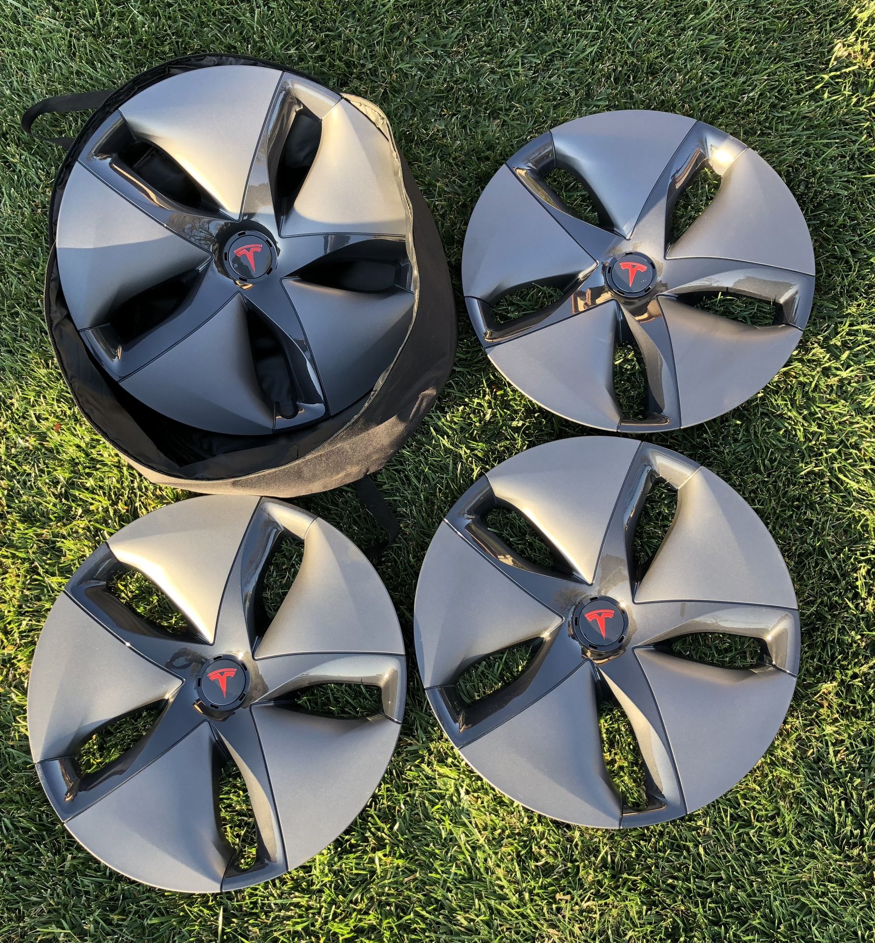 Tesla Model 3 Wheel Covers Hubcaps (18 inch) Set Of 4