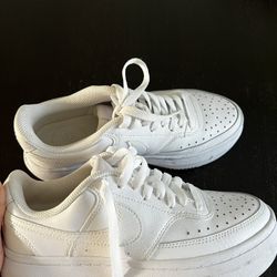 Nike Air Force 1 Sage Shoes - White 