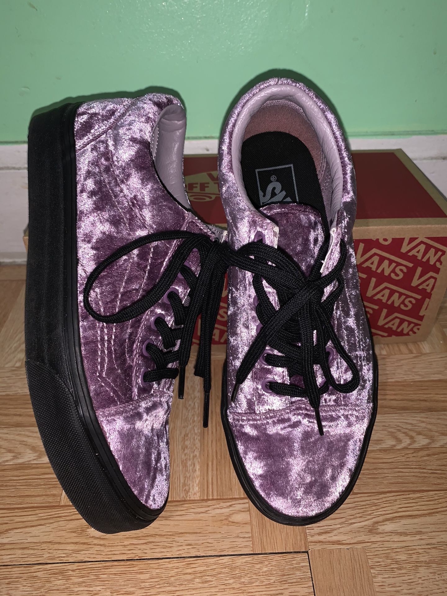 Velvet purple outlet vans