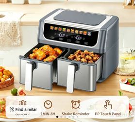 Air fryer dual basket