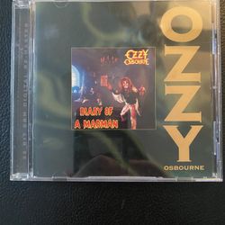 OZZY OSBOURNE DIARY OF A MADMAN REMASTERED CD 💿 