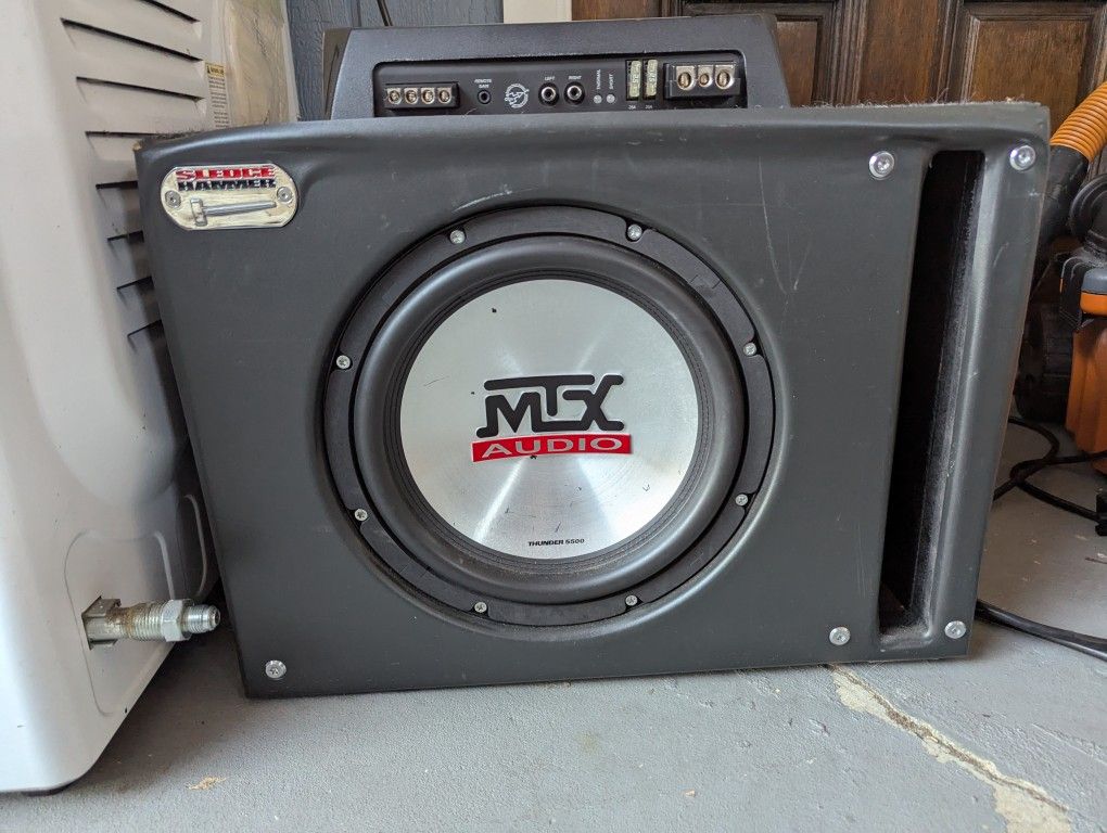 Mtx Amp And Subwoofer 