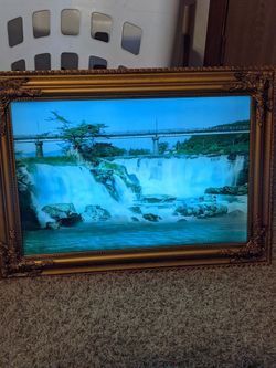 Water Fall Picture Frame 