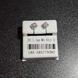 Moissanite Diamond Earrings 