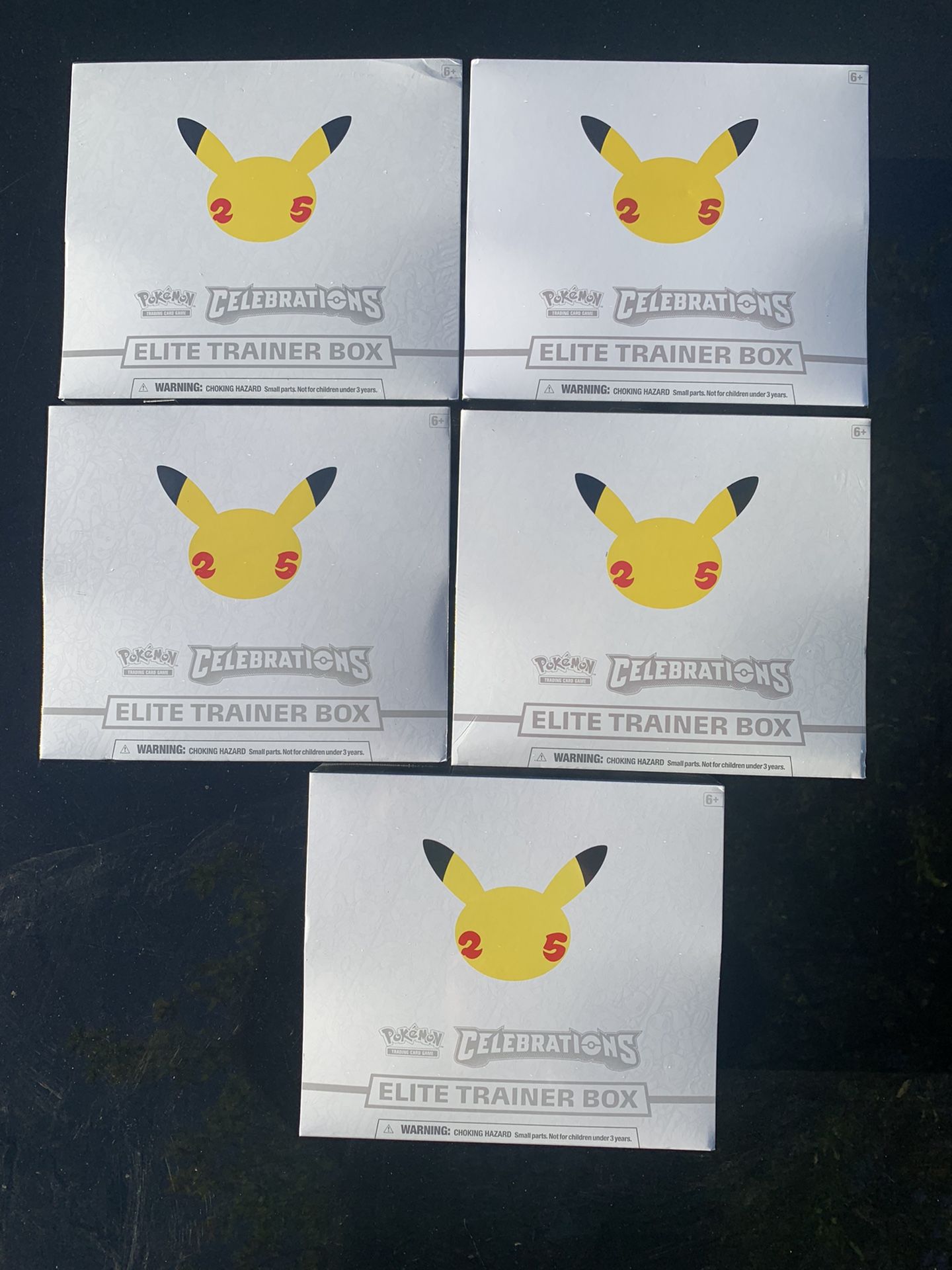 Bulk Pokémon Celebrations Elite Trainer Box *SEALED* (5 Boxes)