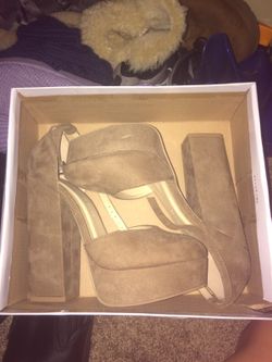 Tan diva high heels