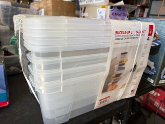 4  pack storage tubs