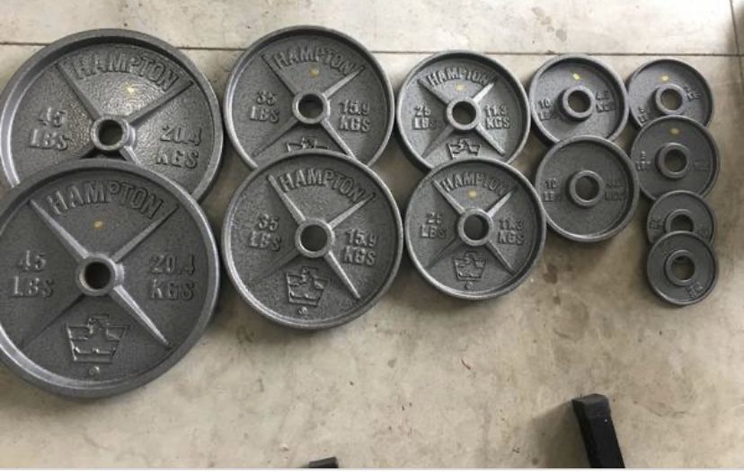 Olympic style plates weights
