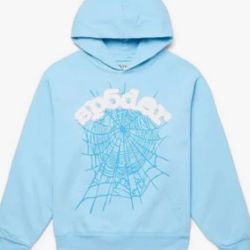 Brand New Spider Hip Hop 555555 Blue Hoodie Unused