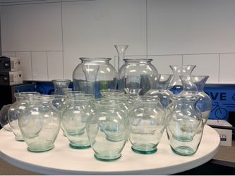 Large Lot of Assorted Glass Vases – Wedding / Event / Florist